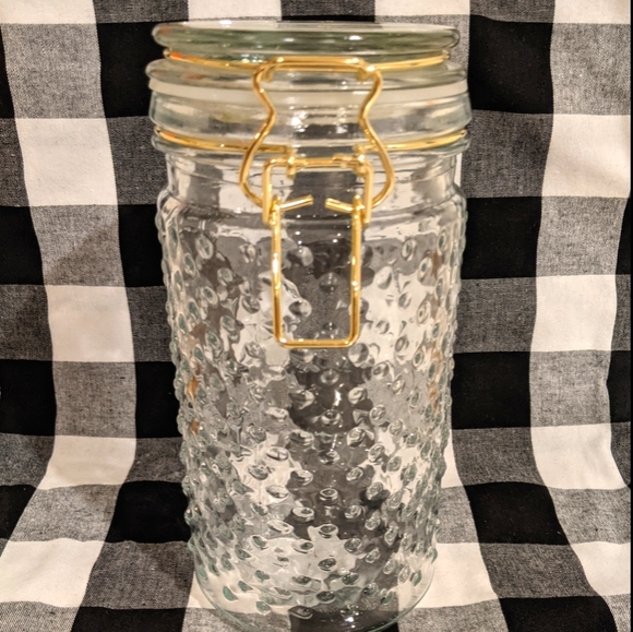 Circle Glass Glass Kitchen Storage Canister - Picture 1 of 2